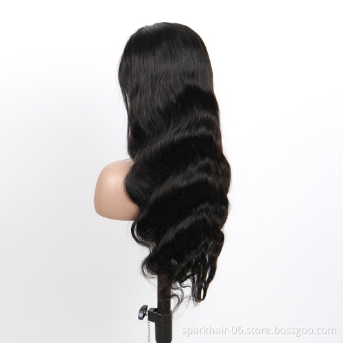 Wholesale Price Dropship Virgin Peruvian Human Hair Long Perruque Preplucked Lace Frontal Wig Body Wave 13x6 Lace Front Wigs